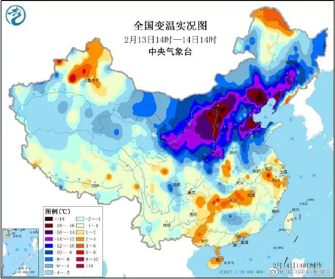 寒潮来袭，降温图都冻紫了！深度解析冷冬现象